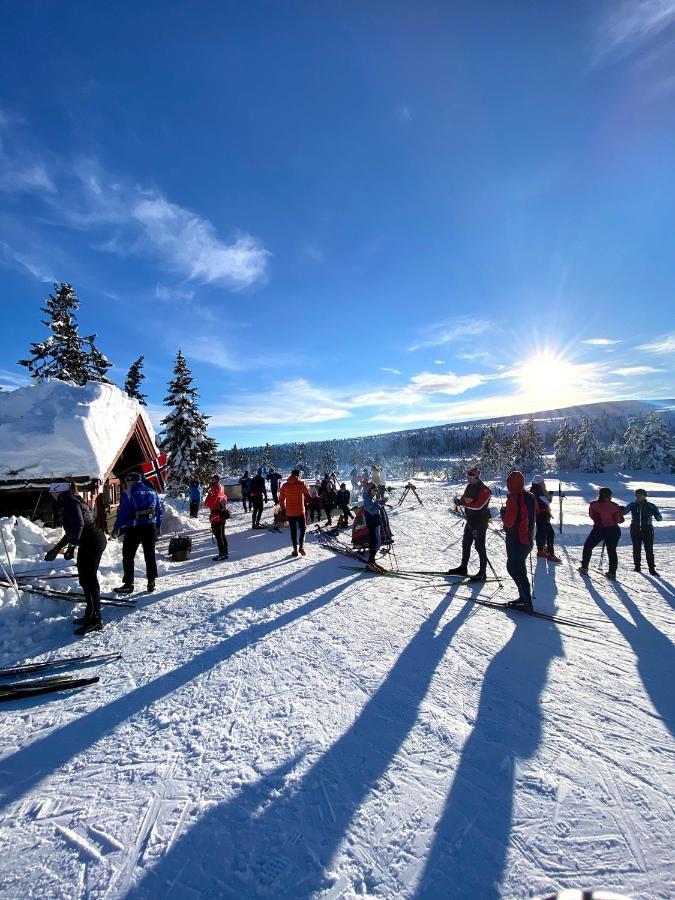 Lys Og Moderne Leilighet Rett Ved Skiloypa Pa Nordseter - Kort Vei Til Sjusjoen, Lillehammer Og Hafjell - Dyr Ikke Tillatt المظهر الخارجي الصورة